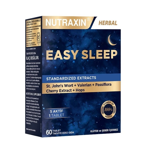 Nutraxin Nutraxin EASY SLEEP 60 Tablet ürün görseli 1