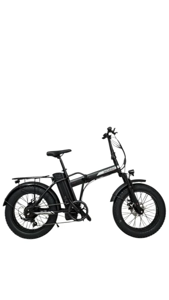 MOSSO VALTHERA-RR ELEKTRİKLİ KATLANIR BİSİKLET 420H MD 20 JANT 7 VİTES MAT SİYAH GÜMÜŞ ürün görseli 1