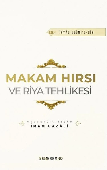 Makam Hırsı ve Riya Tehlikesi ürün görseli 1