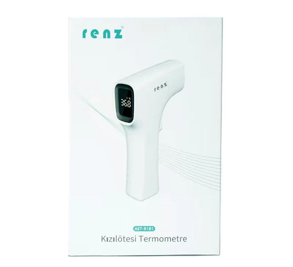 Renz AET- R1B1 Kızılötesi Termometre - Ateş Ölçer (Beyaz) ürün görseli 1
