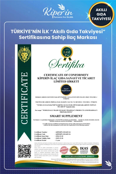 Kiperin Mind Focus 60 Kapsül - Resim 8