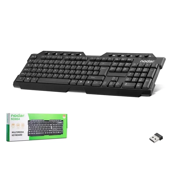 Klavye Kablosuz Q Multimedia Nodar ND864 ürün görseli 1