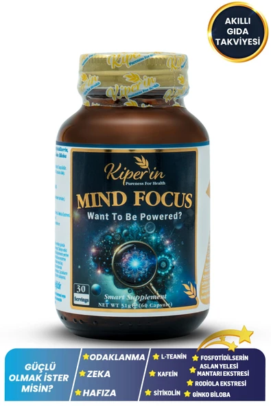 Kiperin Mind Focus 60 Kapsül ürün görseli 1