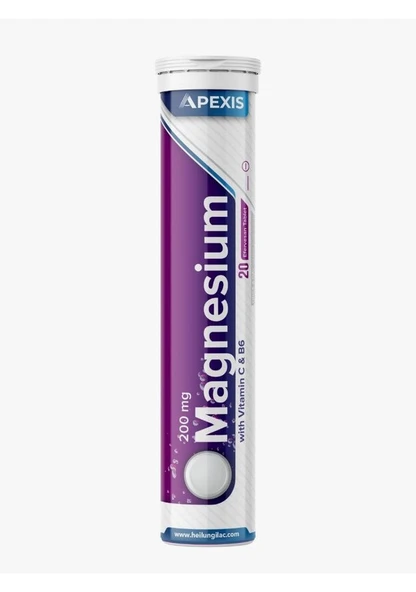 Apexis Magnesium 200 mg 20 Efervesan Tablet ürün görseli 1