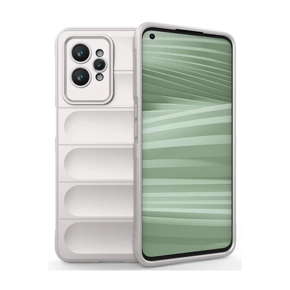 Realme Gt2 Pro 5g Kılıf Optimum Silikon - Krem ürün görseli 1