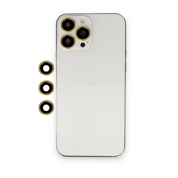 Apple İphone 13 Pro Max Shine Kamera Lens - Gold ürün görseli 1