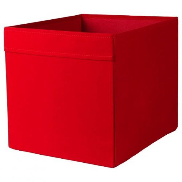 Kare Kutu Düzenleyici Kutu IKEA Ev Düzeni Düzenleme Saklama Kutusu Kırmızı  33x38x33 cm ürün görseli 1