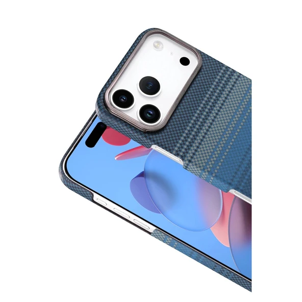 Apple İphone 17 Pro Vega Magsafe Kapak - Mavi - Resim 2