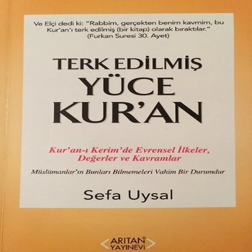 Terk Edilmiş Yüce Kur'an ürün görseli 1