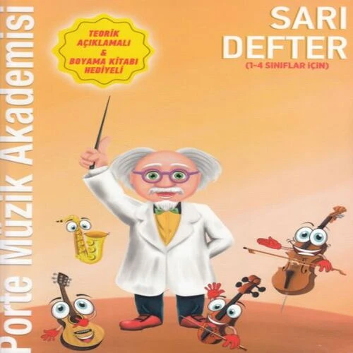 Porte Müzik Akademisi Sarı Defter (1-4 Sınıflar İçin) ürün görseli 1