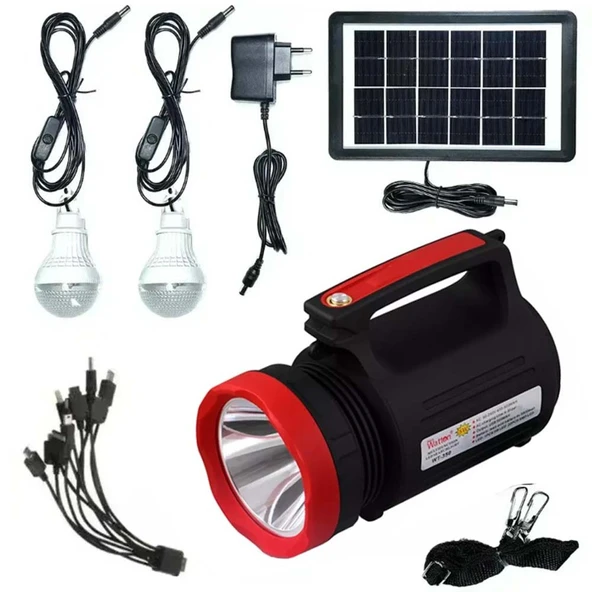 Solar Enerjili Fener Işıldak Led Ampül Wt-315 ürün görseli 1