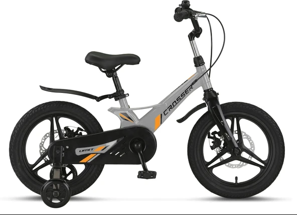 ÜMİT 1617 CROSSER 2D ERKEK ÇOCUK BİSİKLETİ MD 16 JANT GRİ TURUNCU ürün görseli 1