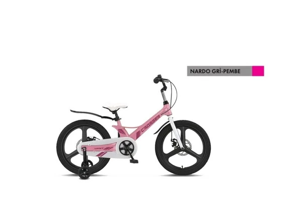 ÜMİT 2018 CROSSER 2D KIZ ÇOCUK BİSİKLETİ MD 20 JANT GRİ PEMBE ürün görseli 1