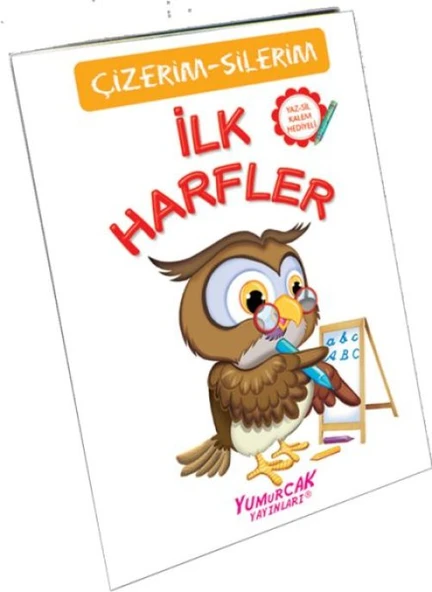 İlk Harfler (Çizerim-Silerim) - Kalem Hediyeli ürün görseli 1