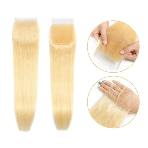 Peruk Tepesi Platin Renk (Closure) 14inch ürün görseli 1