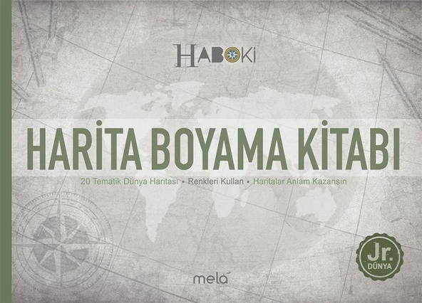 Harita Boyama Kitabı 20 Tematik Dünya Haritası ürün görseli 1