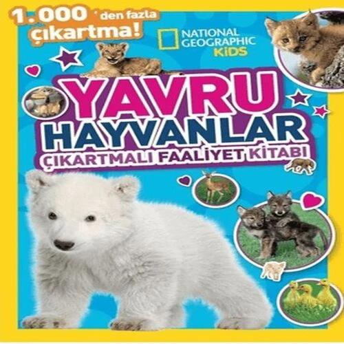National Geographic Kids Yavru Hayvanlar Çıkartmalı Faaliyet Kitabı ürün görseli 1