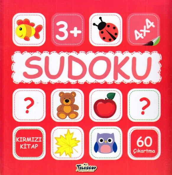 Sudoku 4X4 Kırmızı ürün görseli 1