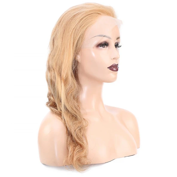 Dalgalı Front Lace Gerçek Tül Peruk / Balköpüğü / 60/65cm - Resim 3