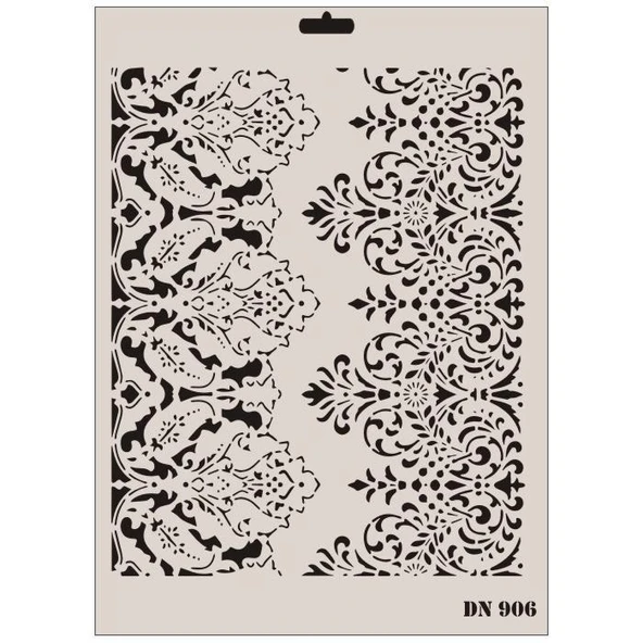 Rich Dantel Seri DN-906 Stencil 35x25 cm ürün görseli 1