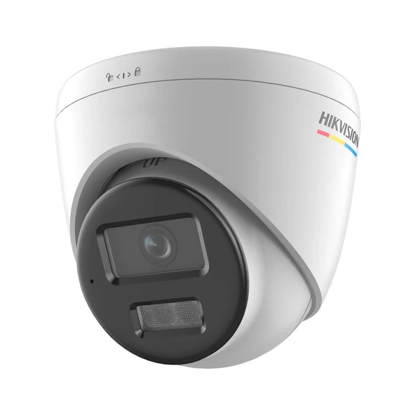 DS-2CD1327G2H-LIUF, 2Mpix, 2.8mm Lens, H265+, 30Mt Gece Görüşü, Color Vu, Smart Hybrid Light, Full Time Color, Dahili Mikrofon, Dome IP Kamera