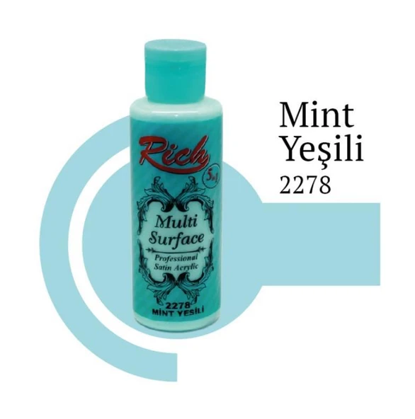 Rich Multi Surface 2278 Mint Yeşili Akrilik Boya 120 cc ürün görseli 1