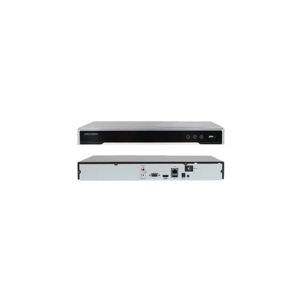 DS-7616NI-Q2, 16Kanal, 8Mpix, H265+, 2 HDD Desteği, 2160P Kayıt, 160Mbps Bant Genişliği, Metal Kasa, NVR