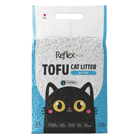 Reflex Plus Tofu Kokusuz Kedi Kumu 7 Lt ürün görseli 1