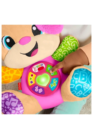 FISHER PRICE Fisher-Price Eğlen ve Öğren Köpekçiğin Kız Kardeşi - Yaşa Göre Gelişim Eğitici Bebek Oyuncağı - Resim 5