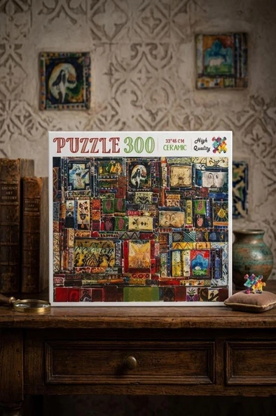 300 Parça Ceramic Sanatsal Seramik Çalışması Puzzle Kaliteli 33x48cm Eğitici Çocuk Yapboz ürün görseli 1