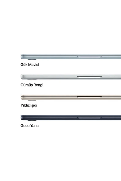 Apple 13" MacBook Air: Apple M4 chip with 10-core CPU and 10-core GPU, 16GB, 512GB SSD - Yıldız Işığı - Resim 3