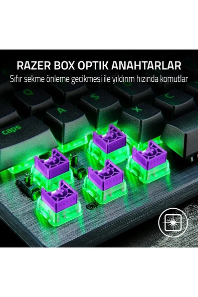 RAZER Huntsman V3X TNKY Türkçe Optik Q Klavye Siyah RZ03-05021800-R3L1 - Resim 4