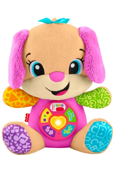FISHER PRICE Fisher-Price Eğlen ve Öğren Köpekçiğin Kız Kardeşi - Yaşa Göre Gelişim Eğitici Bebek Oyuncağı - Resim 2
