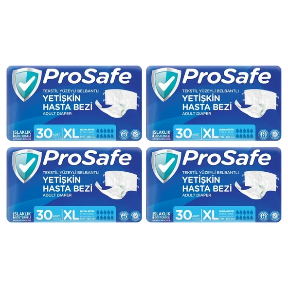 Prosafe Belbantlı Ekstra Büyük Boy (XL) 4 Paket (120’li) ürün görseli 1