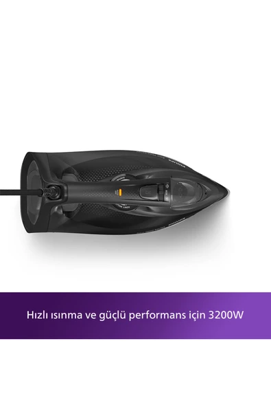 Philips 7500 Serisi Azur Buharlı Ütü, 3200W, 260 g'a kadar Turbo Şok Buhar, DST7511/80 - Resim 2