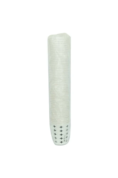 Karton Bardak 7 Oz Kullan At Çay Kahve Sıcak Kağıt Otomat Bardağı 50 Li 1 Paket ürün görseli 1