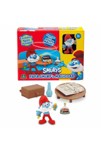 GIOCHI PREZIOSI Şirinler Figür ve Oyun Seti - Şirin Baba Ve Sihir Laboratuvarı ürün görseli 1