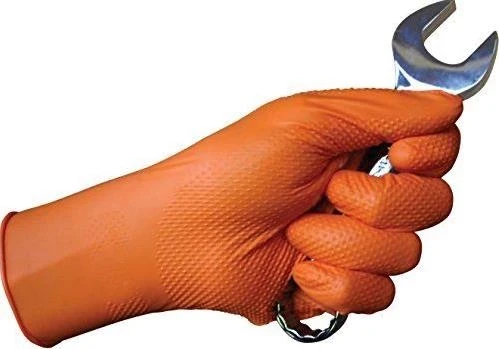 MasterForce Turuncu Nitril L Beden Eldiven 50 li - Resim 2