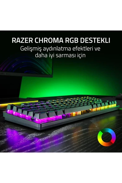 RAZER Huntsman V3X TNKY Türkçe Optik Q Klavye Siyah RZ03-05021800-R3L1 - Resim 5