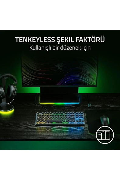 RAZER Huntsman V3X TNKY Türkçe Optik Q Klavye Siyah RZ03-05021800-R3L1 - Resim 3