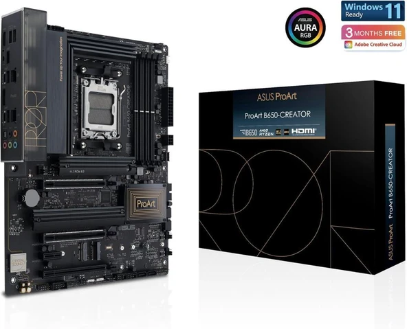 Asus ProArt B650 Creator AMD AM5 DDR5 Wi-Fi ATX Anakart Outlet ürün görseli 1