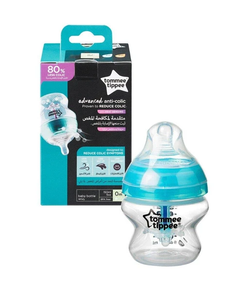 Tommee Tippee Biberon Gelişmiş Antikolik PP 150ml | 0 Ay Üzeri, 1 Adet ürün görseli 1