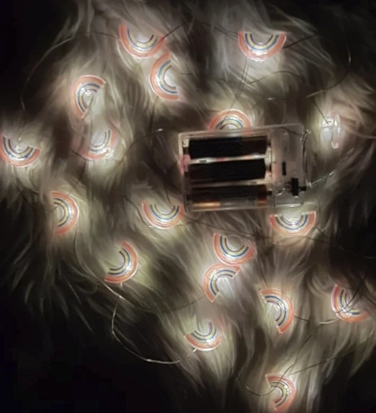 Led Işıklı Gökkuşağı Dekoratif Işıklı İp ürün görseli 1