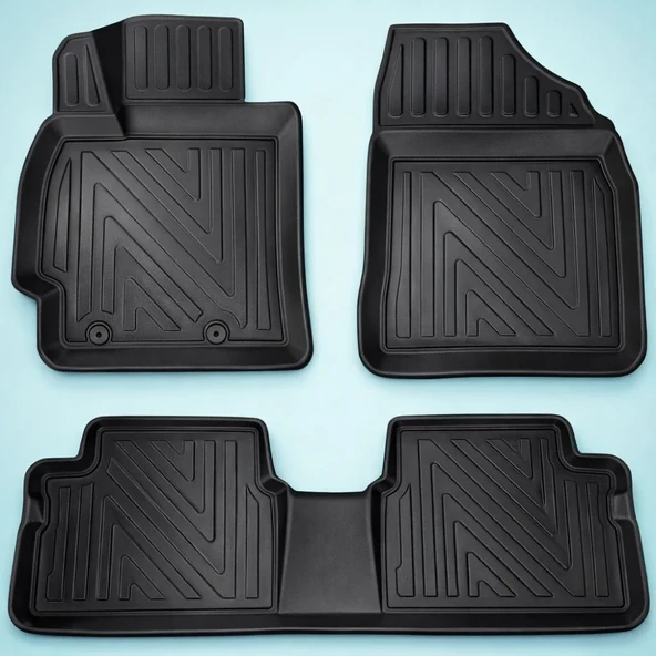 Toyota Auris 2006-2012 Premium Havuzlu Oto Paspas ürün görseli 1