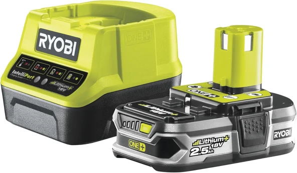Ryobi RC18120-125 18V 2.5AH Akü + Hızlı Şarj Cihazı - 5133003359 ürün görseli 1