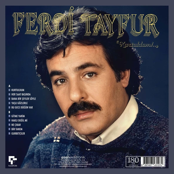 Ferdi Tayfur Kurtuldum - Plak - Resim 2