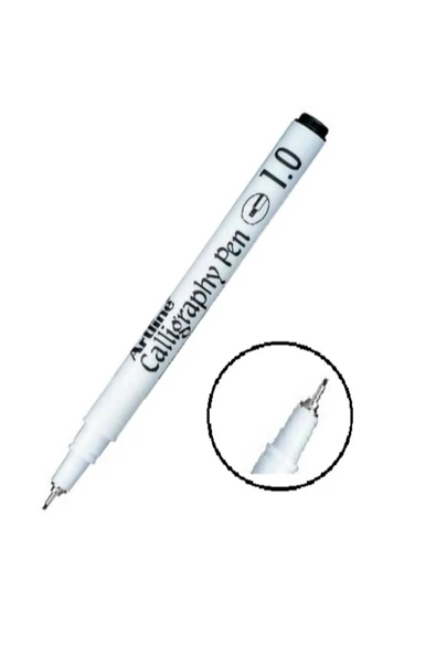 Kaligrafi Kalemi Siyah 1.0 Mm Düz Kesik Uç Arabic Ergolıne Calligraphy 1 Adet ürün görseli 1