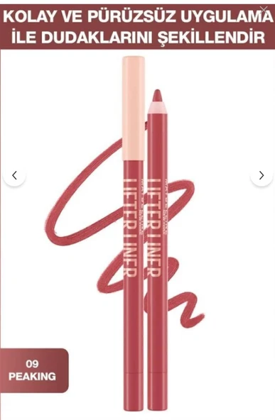 Maybelline New York Lifter Liner Dudak Kalemi - 09 Peaking ürün görseli 1