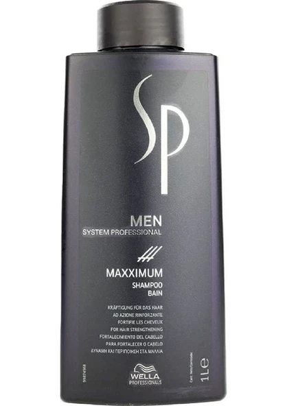 Wella Sp Men Maxximum Saç Dökülmesine Karşı Şampuan 1000 ml ürün görseli 1