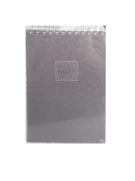 Özkan Deep Note 17x24 Sp.bloknot 100 Yap.çizgili Defter Platingri Gri ürün görseli 1